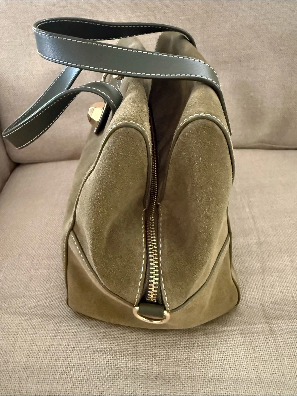 Frances Valentine structured suede